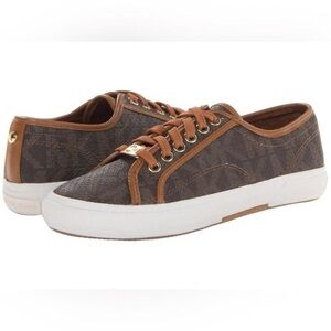 Michael Kors brown logo sneakers